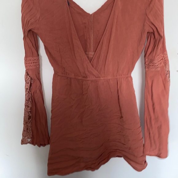 coral lace dress - Picture 4 of 4